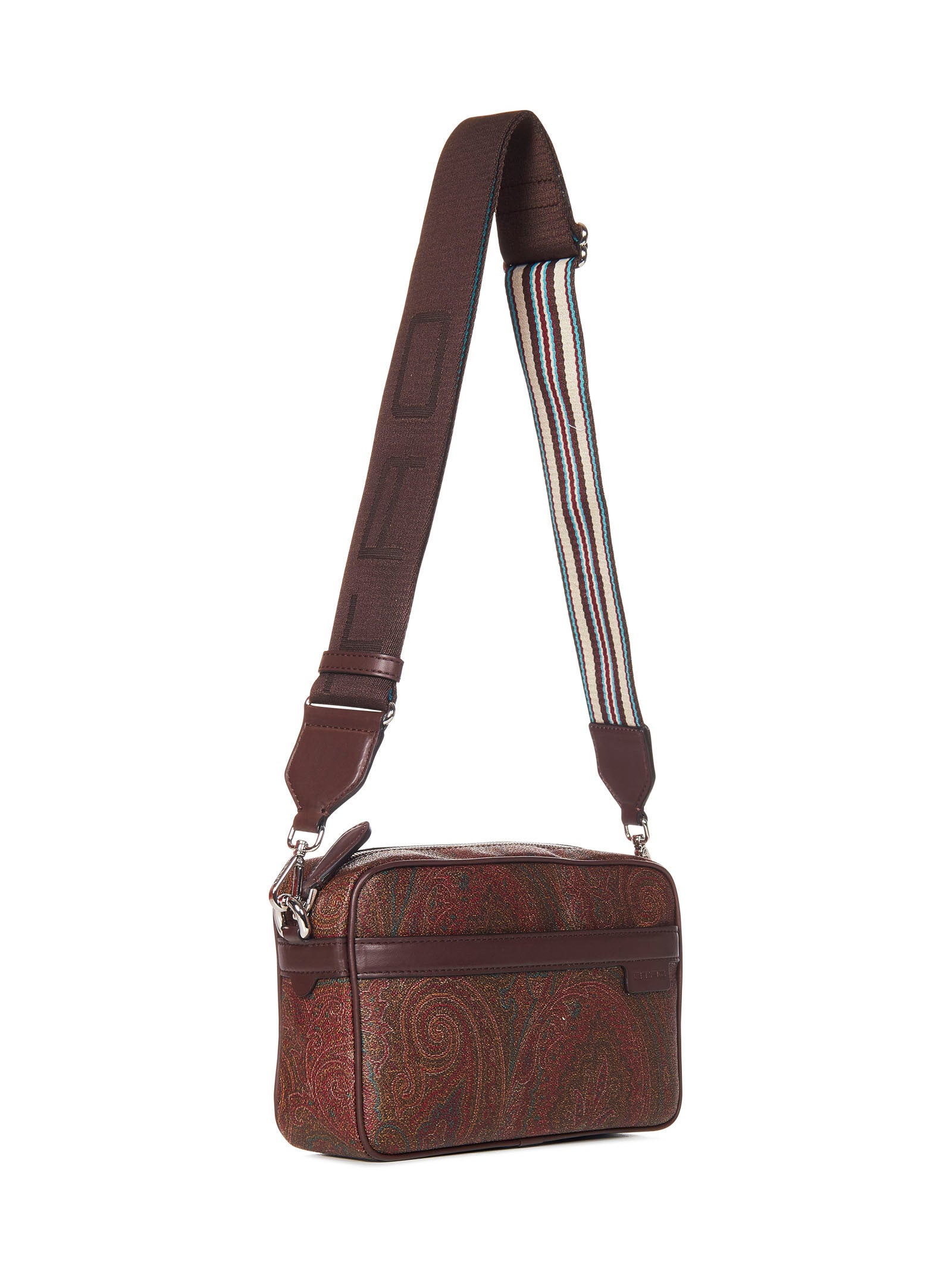 Paisley Jacquard Fabric Shoulder Bag