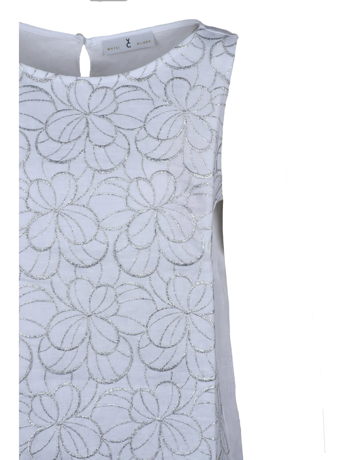 Indigo Linen Top