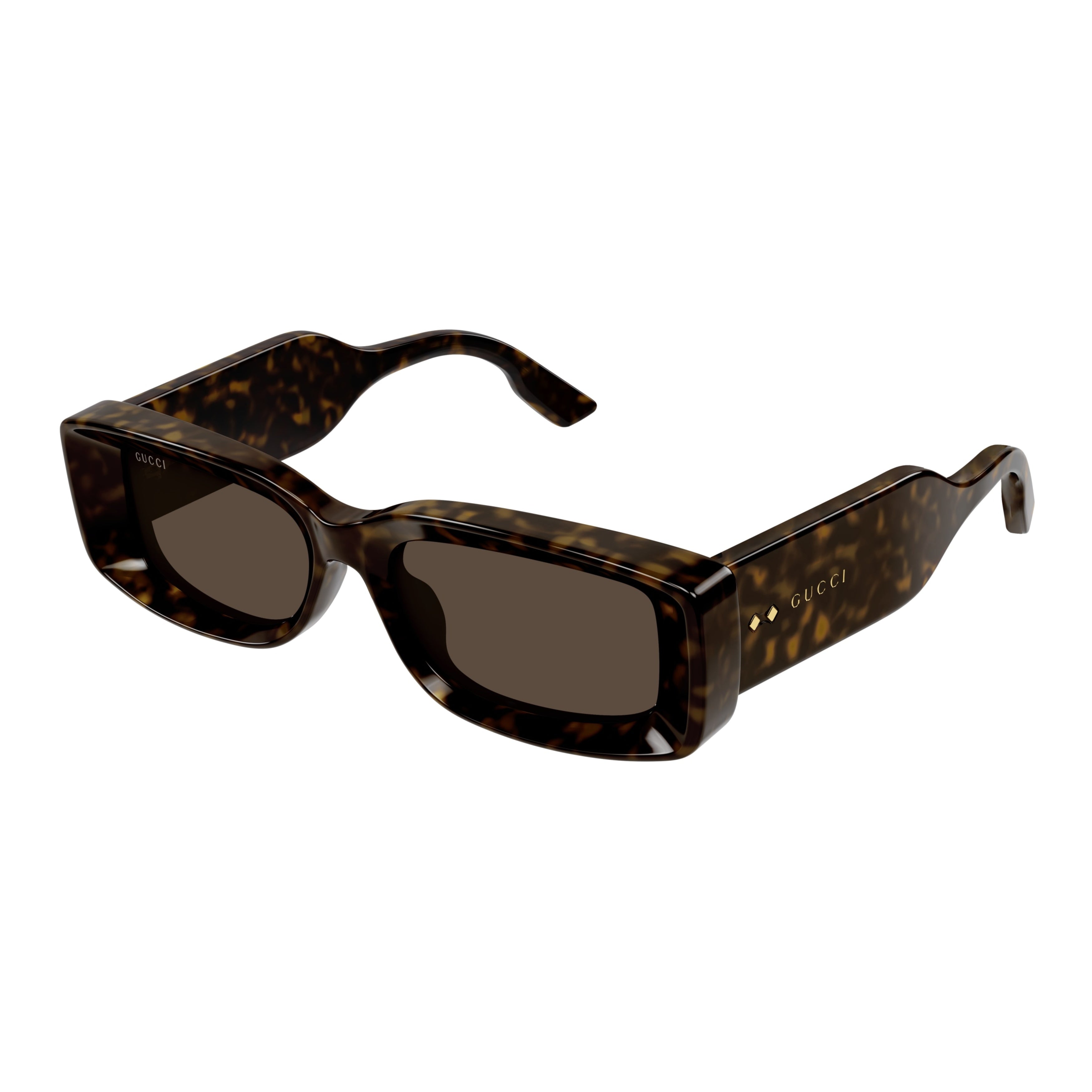 Gg1528s Rectangular Tortoiseshell Sunglasses