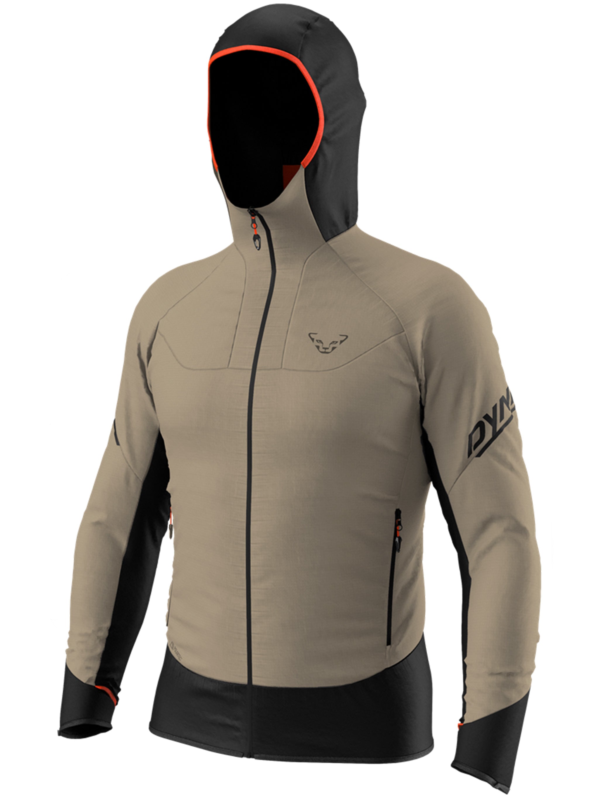 Mezzalama Ptc Alpha Beige/Black Hooded Jacket
