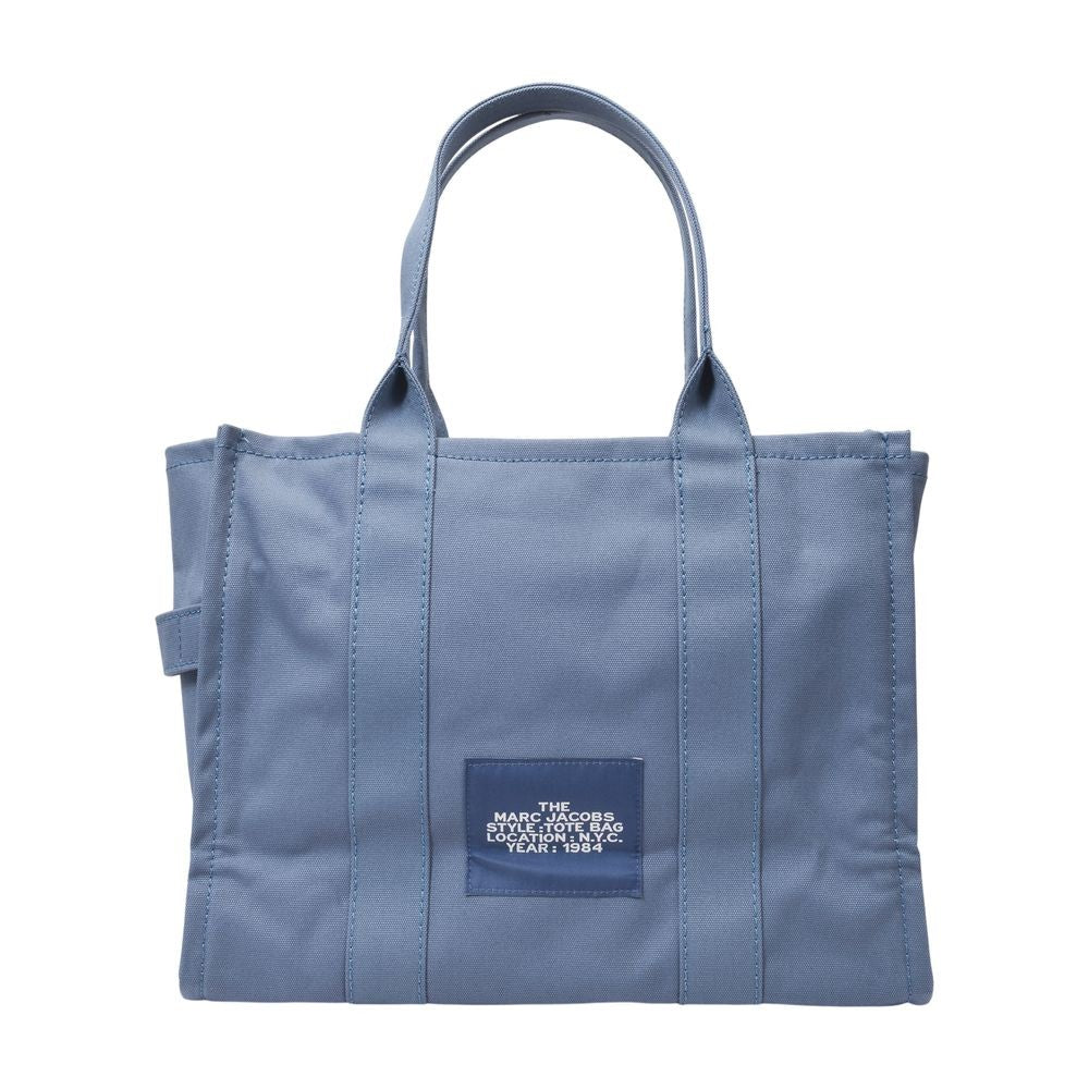 The Large Tote Bag In Blue Canvas
