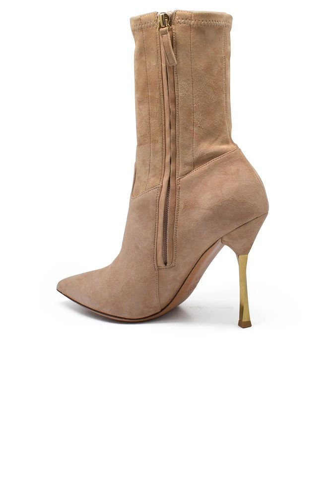 Twisted Heel Boots