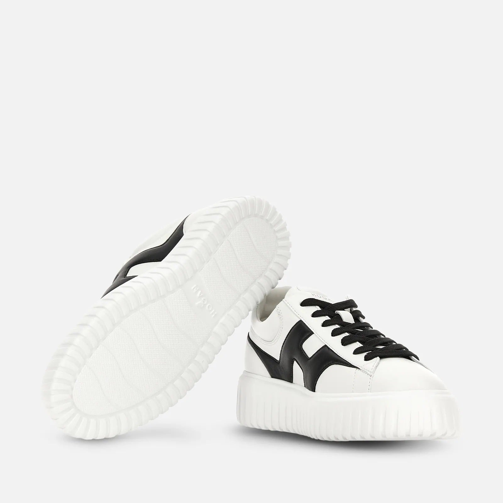 H-Stripes Allacciato H Spezzata Sneakers in White