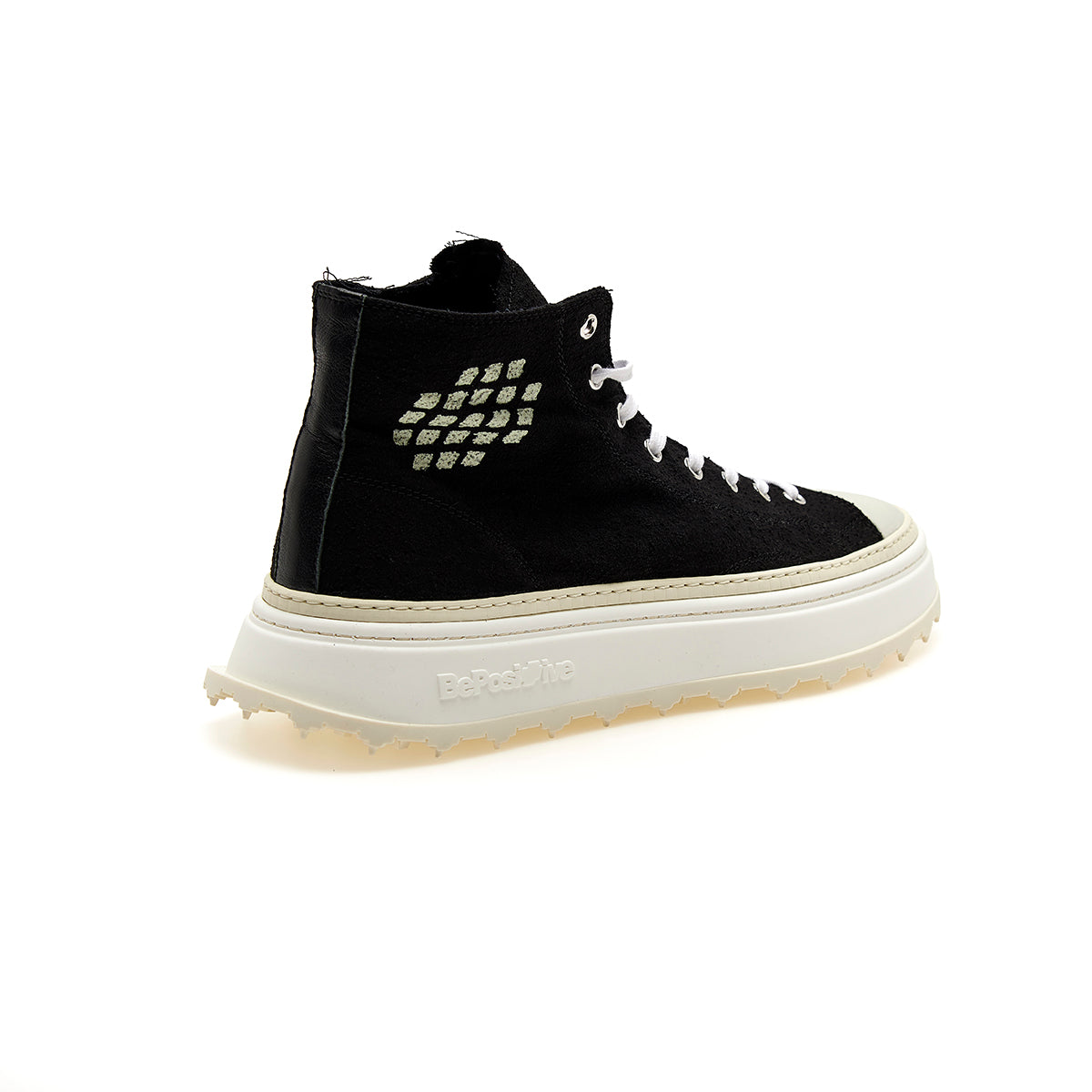 Leather Mid-Cut Sneakers
