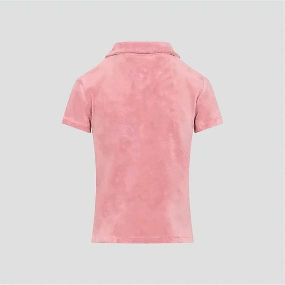 Soft Plush Short-Sleeved Polo Shirt
