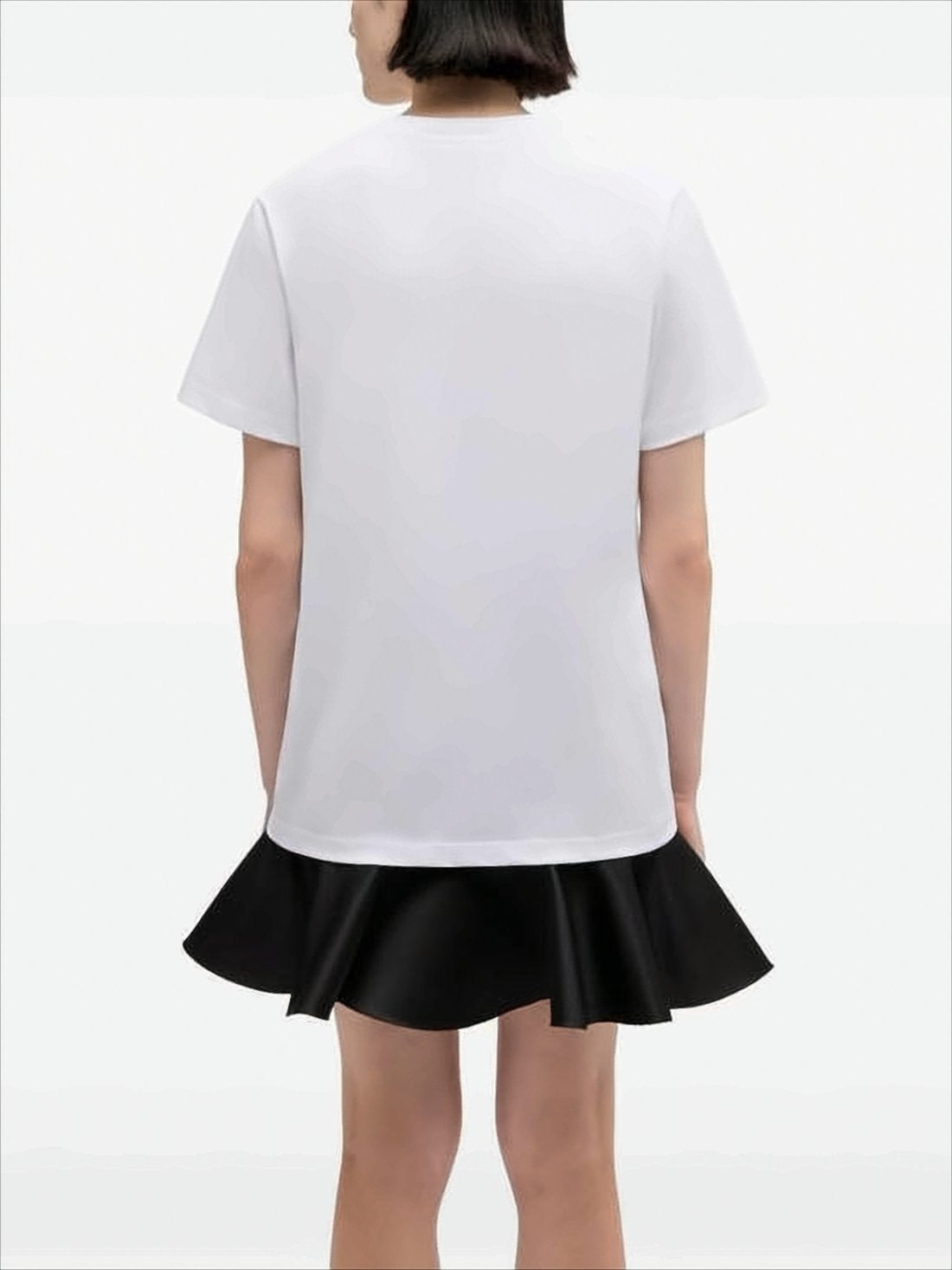 Graphic Print White Short-Sleeved T-Shirt