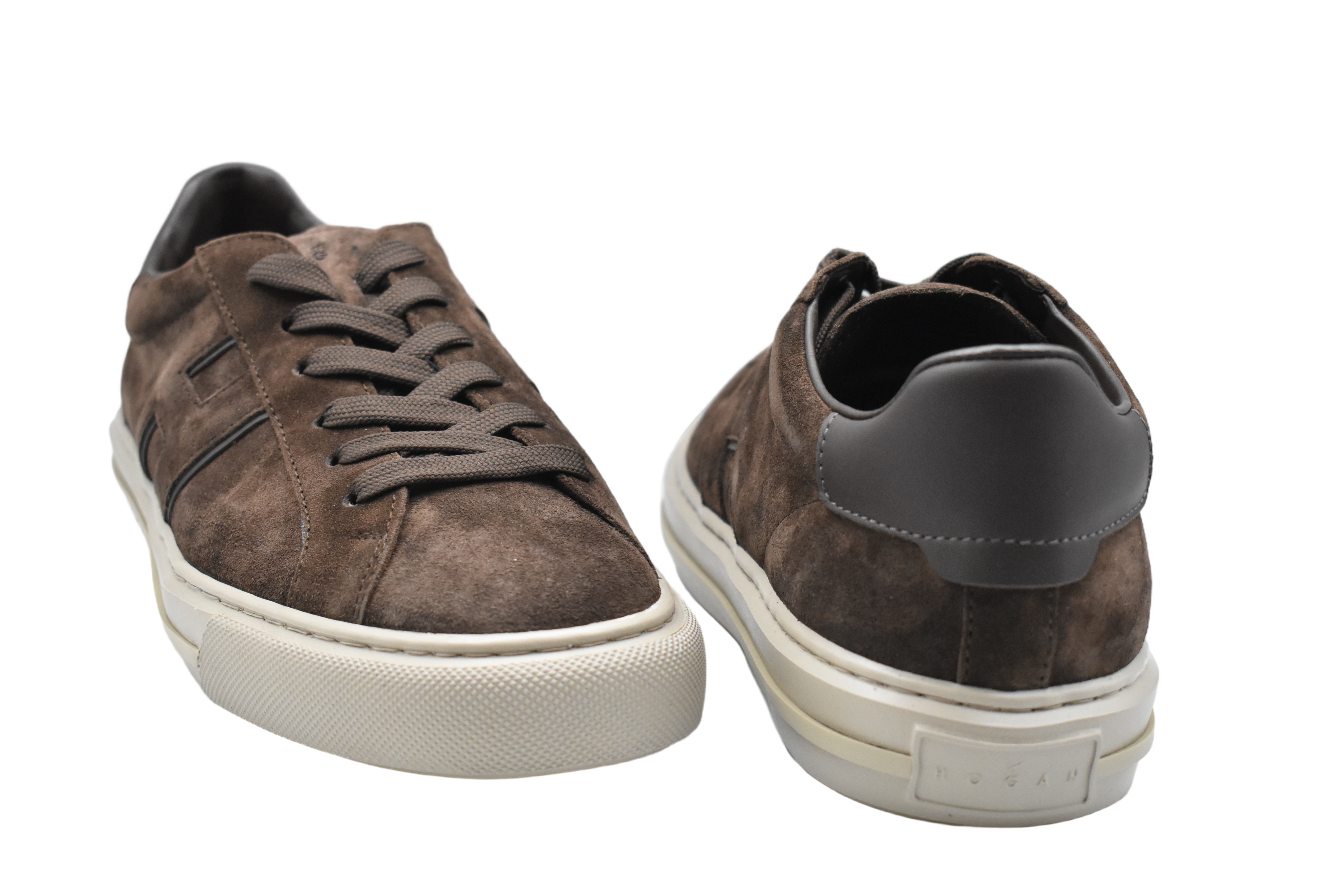 Brown Suede Low Shoes
