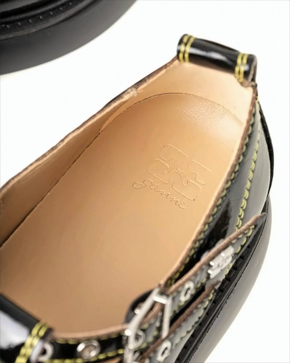 Chunky Glossy Black Loafers