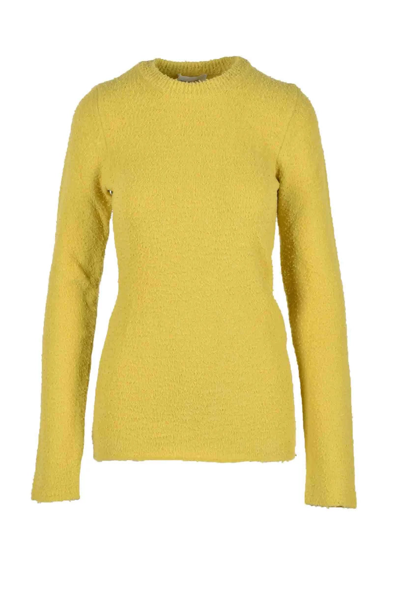 Wool Angora Sweater - Yellow