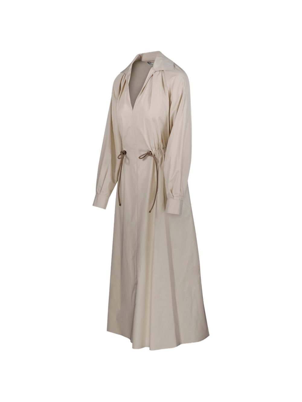 Midi Length Dress with Flared Silhouette