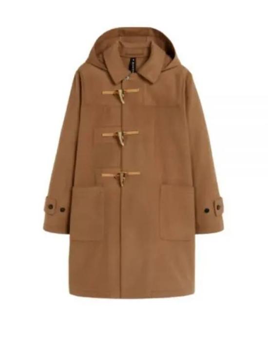Mid-Length Wool-Cashmere Blend Coat