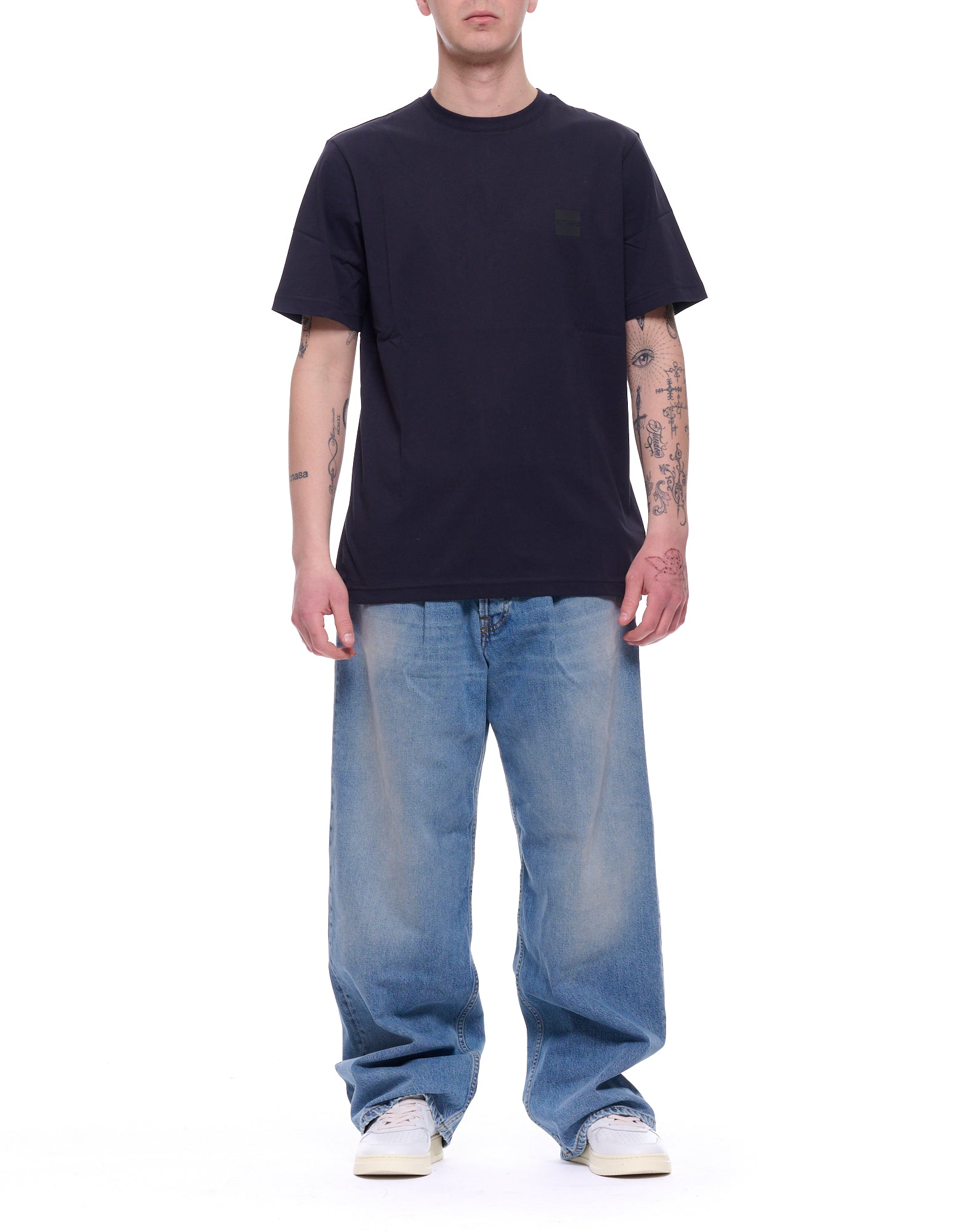 Blue Tito Relaxed Fit Baggy Jeans