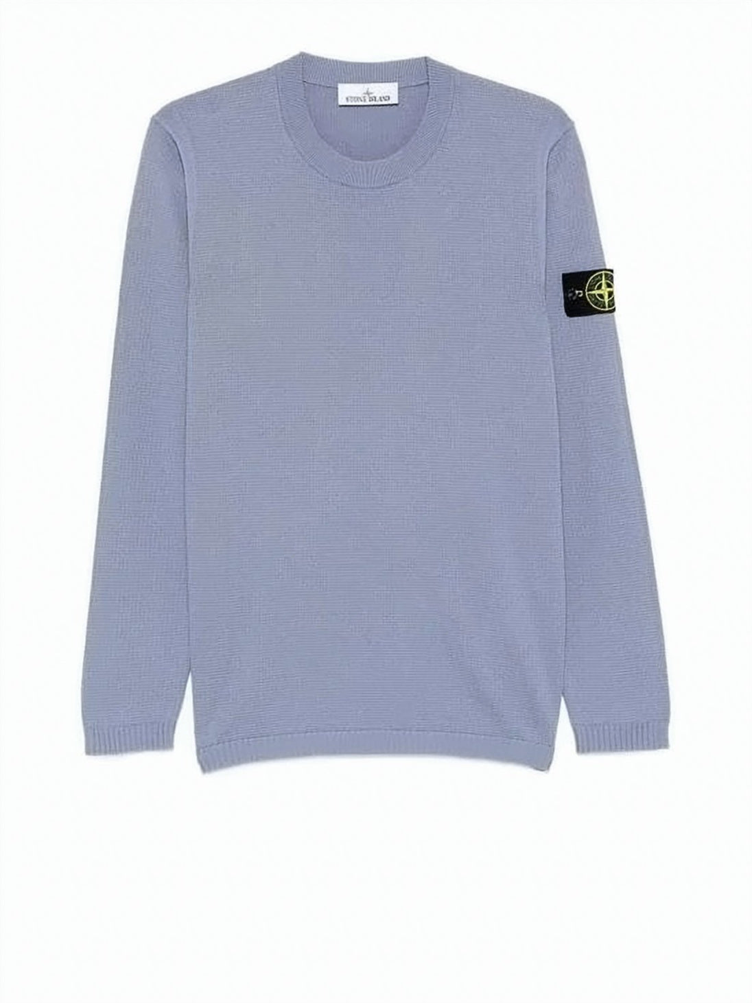 Crewneck Sweater In Blue Wool