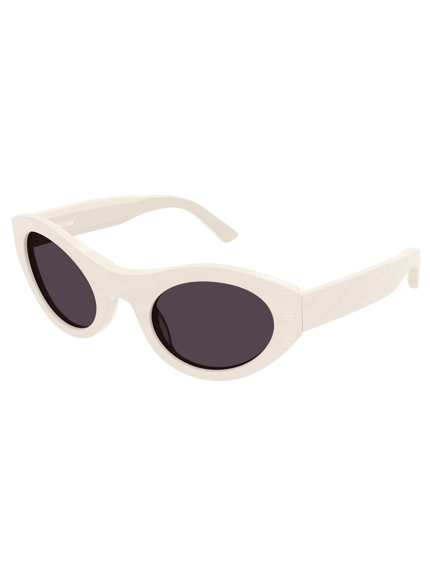 Cat-Eye Sunglasses with Embossed Acetate Frames