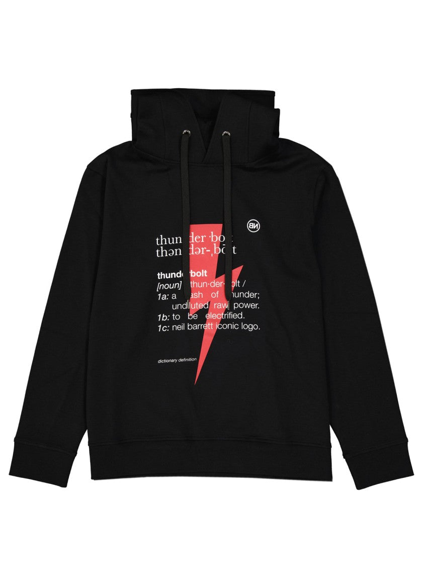 Black Hooded Sweatshirt