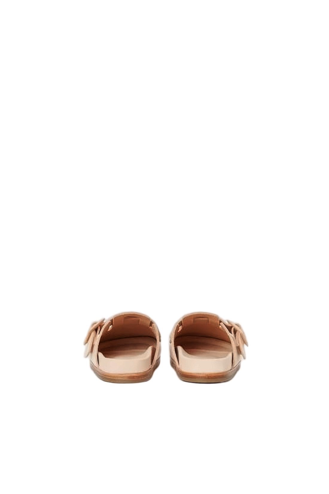 Minimalist Mule Slipper with Adjustable Buckle Strap