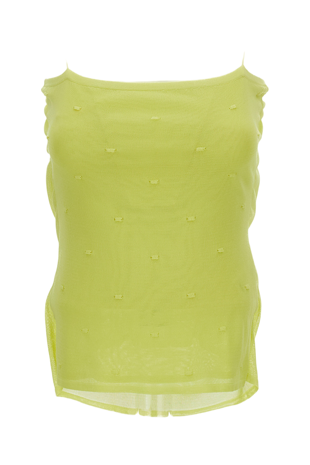 La Maille Plumetis Draped Top