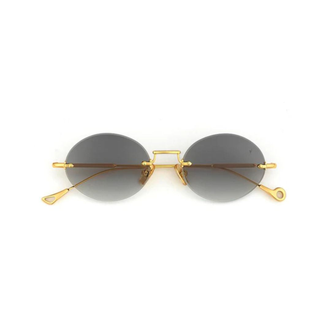 Met C.4-25 Rimless Oval Sunglasses with Gold-tone Detailing