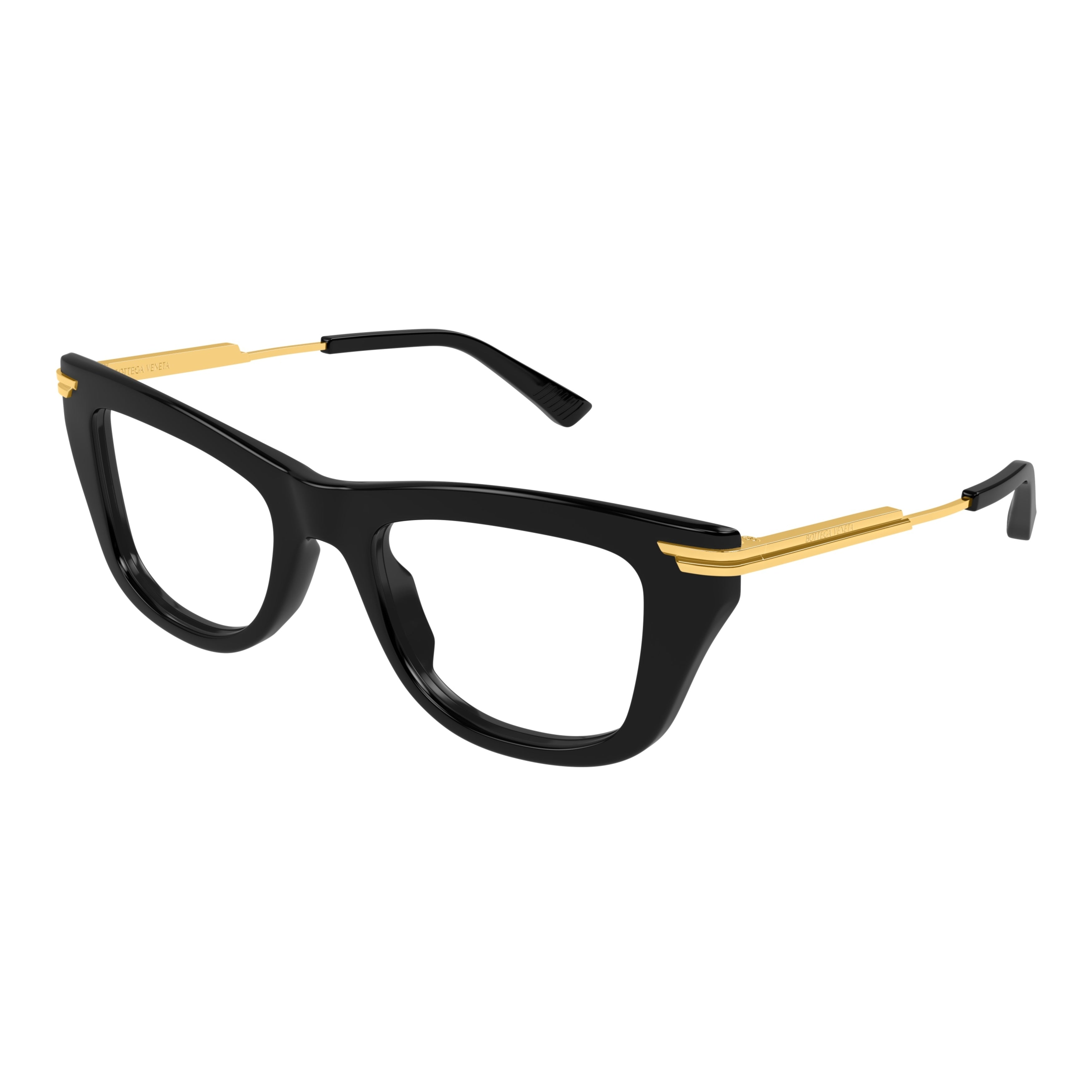 Bv1370o Rectangular Black Acetate Eyeglasses