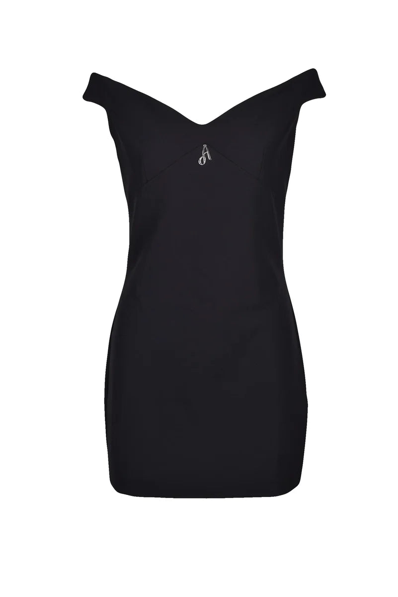 Jersey Sheath Dress - Black