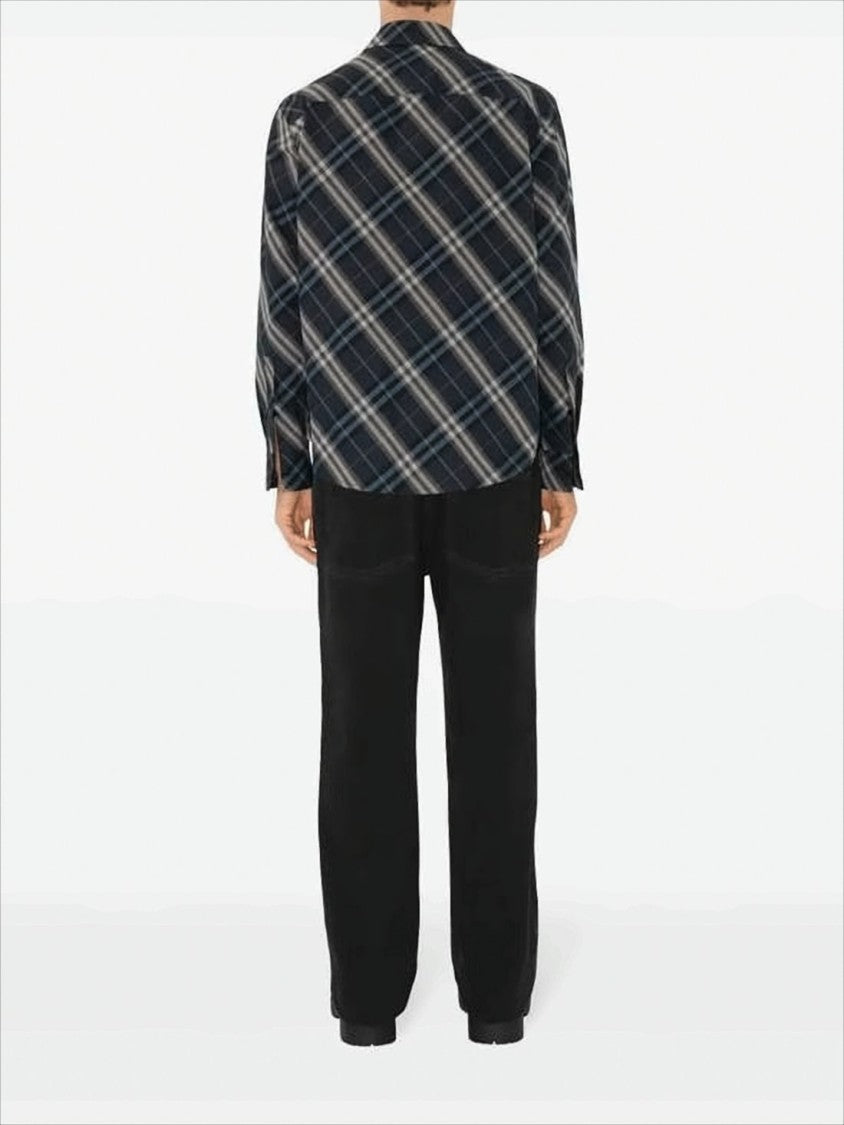 Long-Sleeve Plaid Shirt