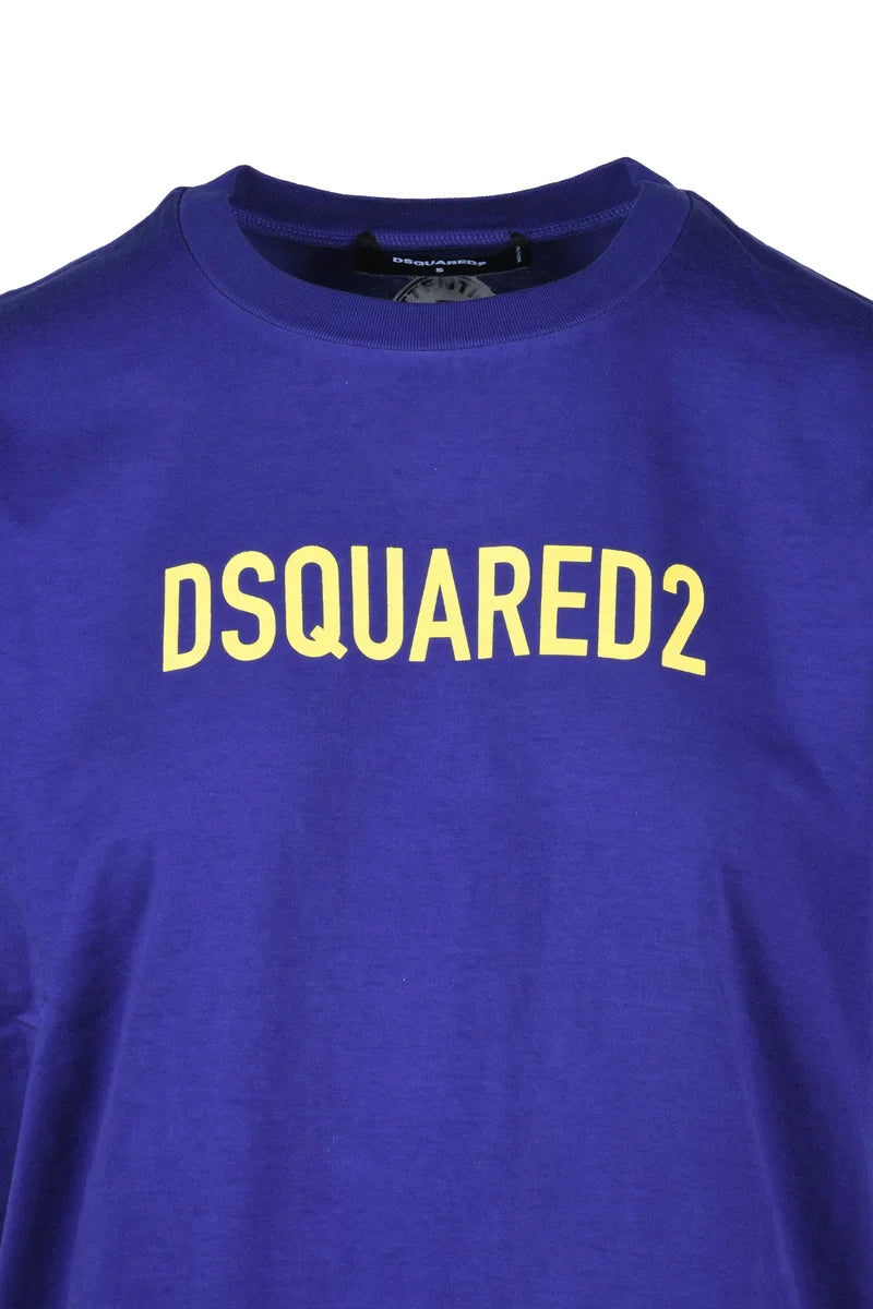 Crew Neck T-shirt - Purple