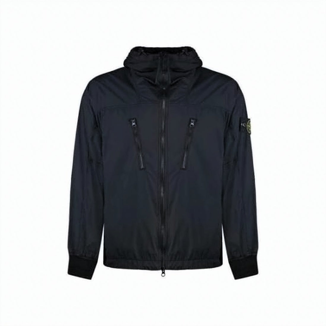Modern Hooded Jacket with Fitted Cuffs