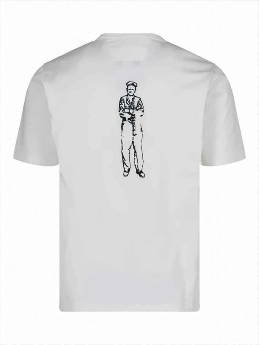 Minimalist Short-Sleeve T-Shirt with Embroidered Logo
