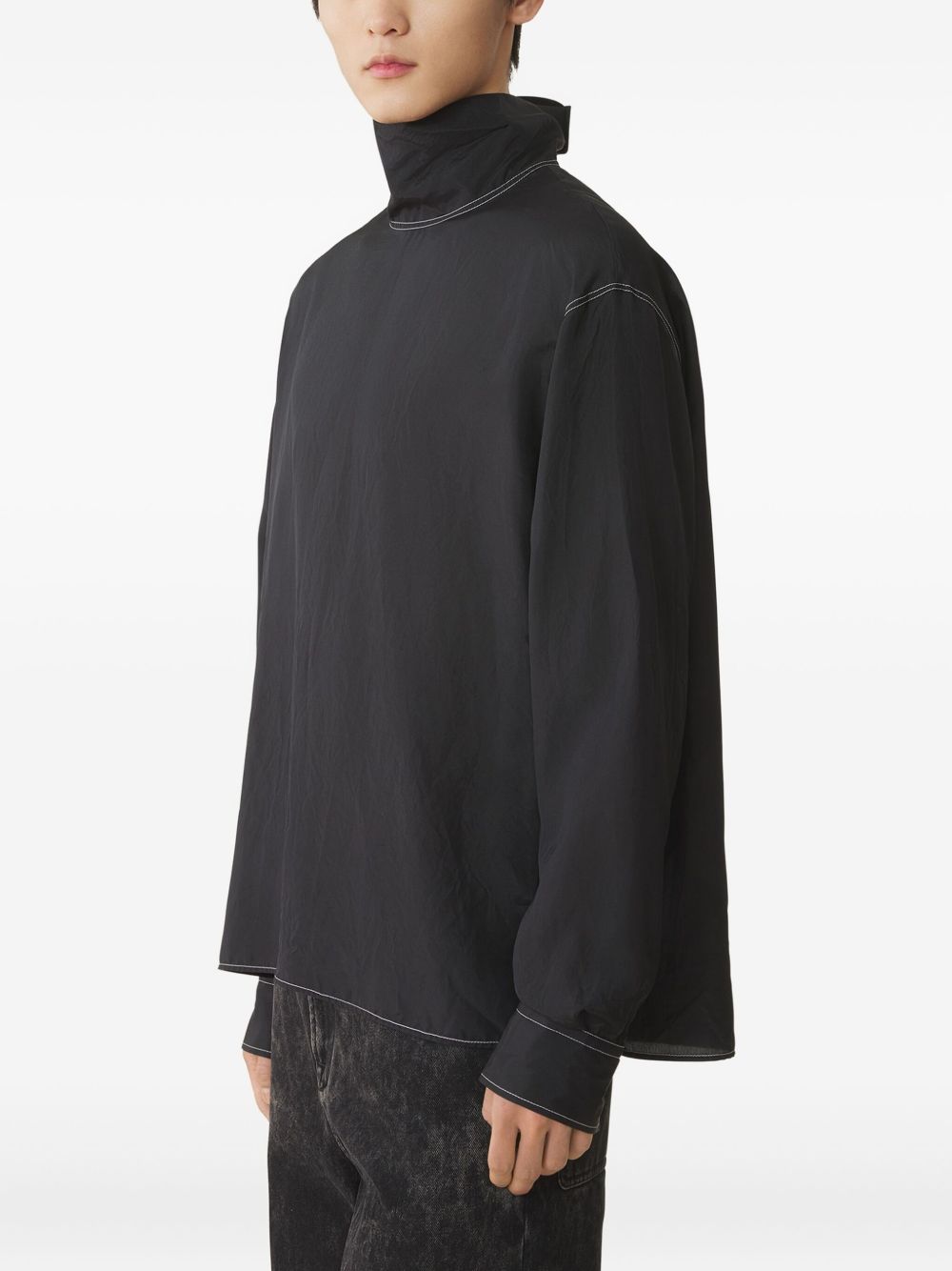 Loose Fit High Collar Sweater