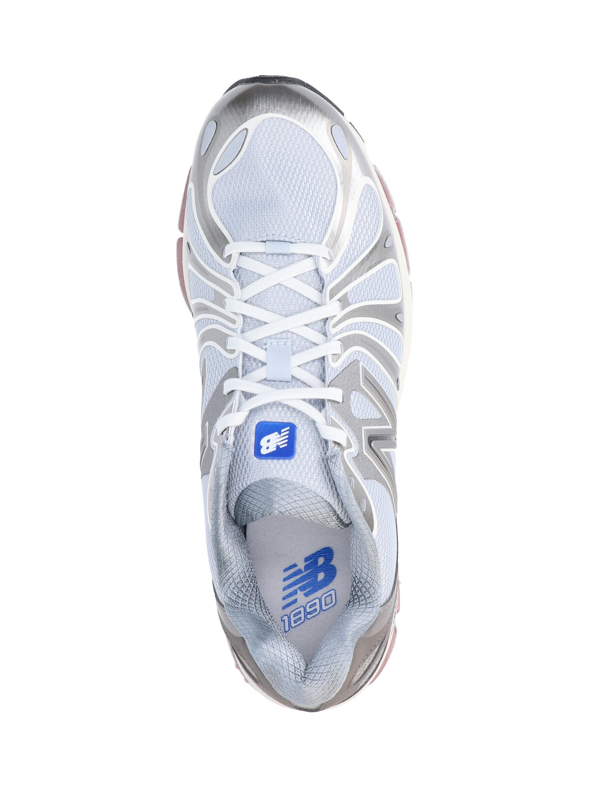 White Mesh Synthetic Performance Sneakers
