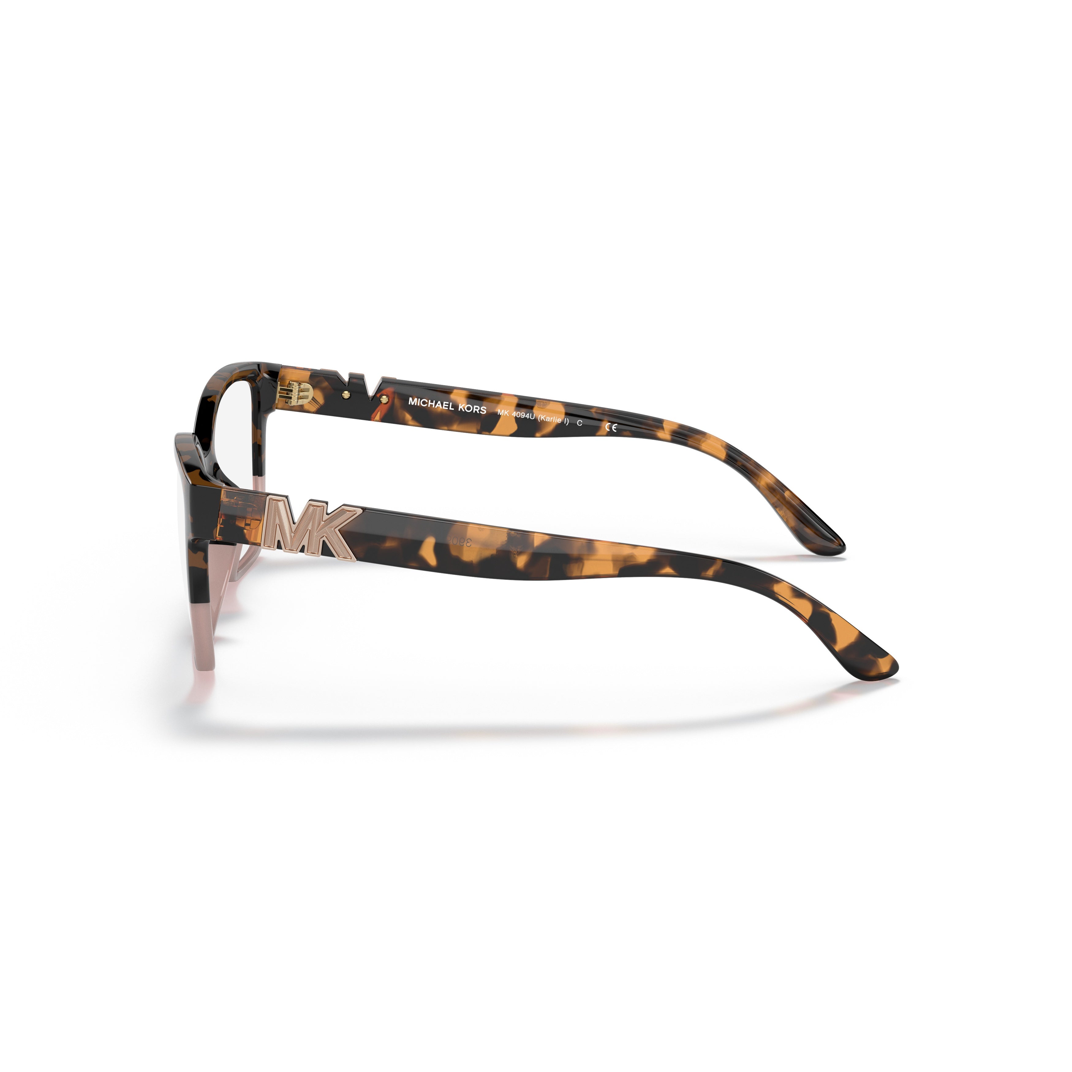 Square Tortoiseshell and Soft Pink Eyeglasses