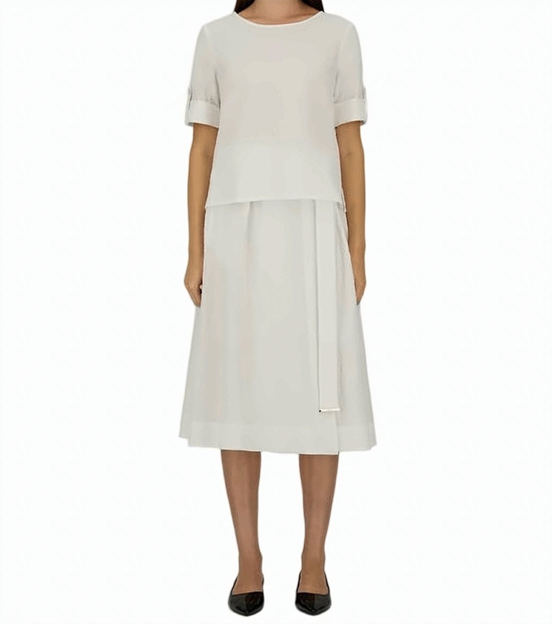 Mmlrane Cotton Blend Flared Skirt
