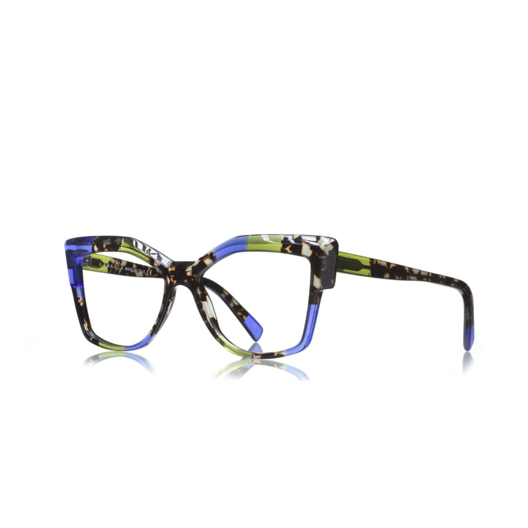 Mosaico 148 Oversized Square Frame Sunglasses with Mosaic Pattern
