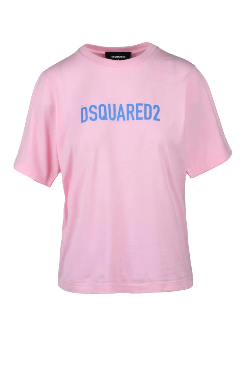 Crew Neck T-shirt - Pink