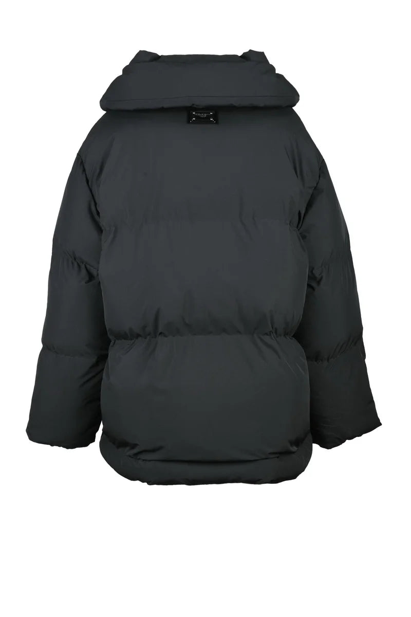 Oversized Down Jacket - Black