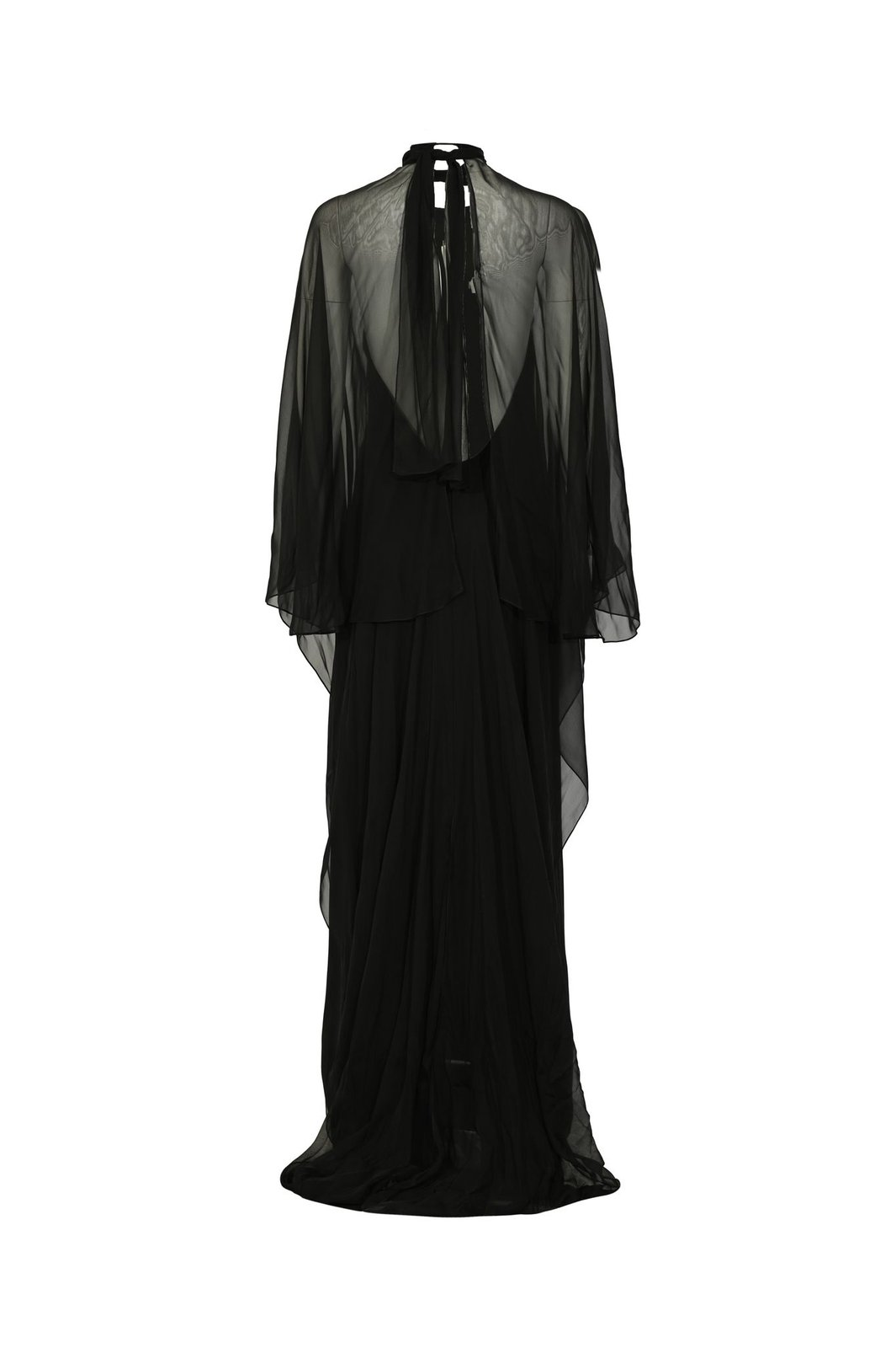 Sleek Black Maxi Dress
