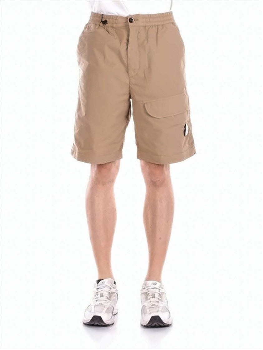Mid-Thigh Length Relaxed Fit Shorts with Functional Pockets