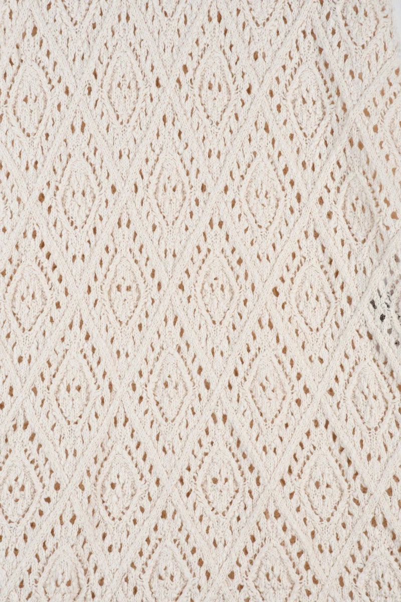 Macramé Dress - Beige