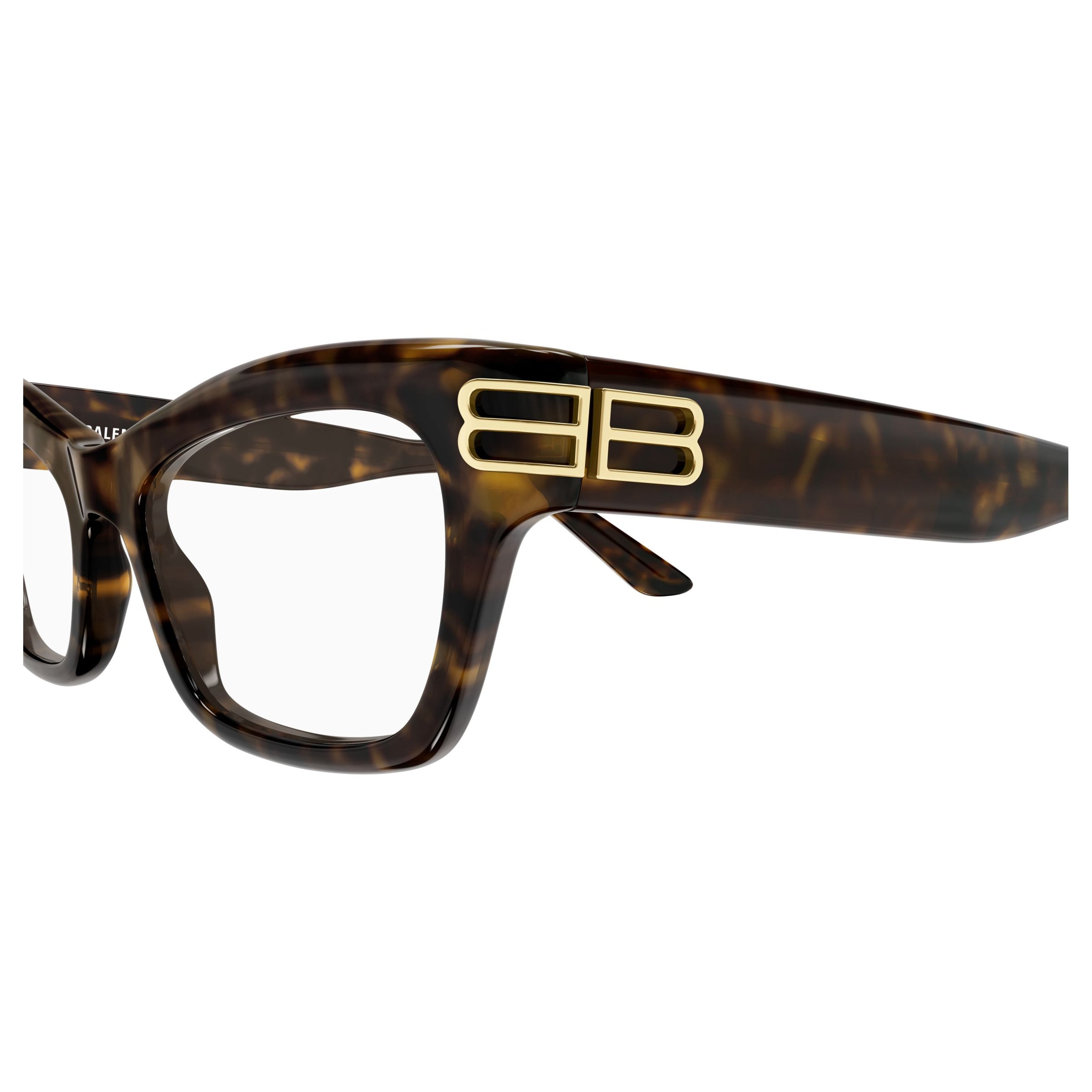 Bb0435o Rectangular Tortoiseshell Eyeglasses