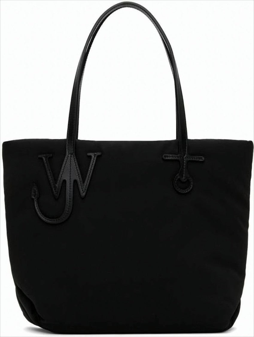 Sleek Structured Shoulder Bag With Calfskin Accents