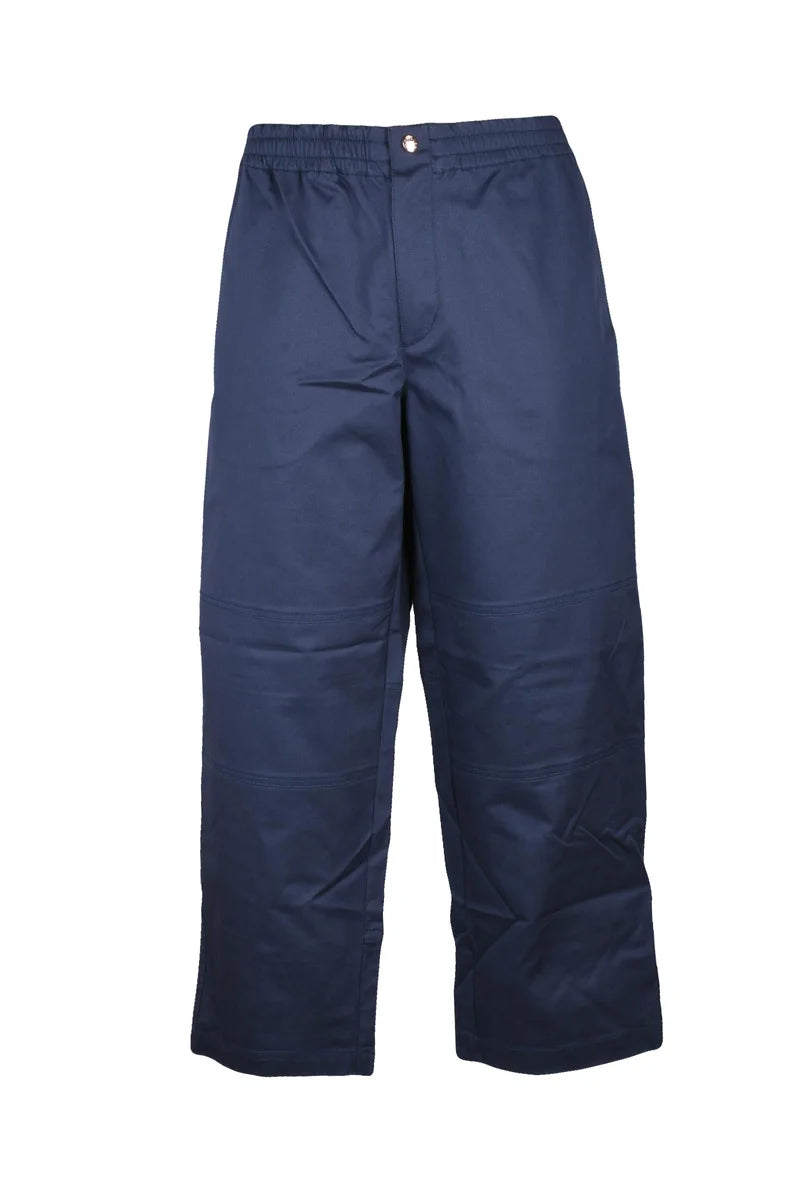 Wide Leg Chino Trousers - Multicolor