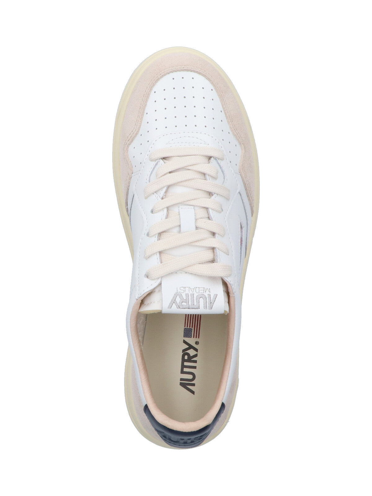 Low-Top Sneakers With Rounded Toe