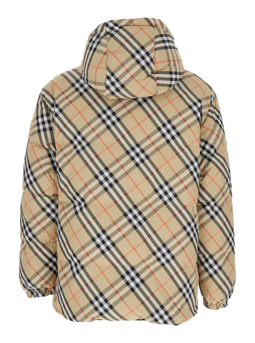 Quilted Check Pattern Jacket