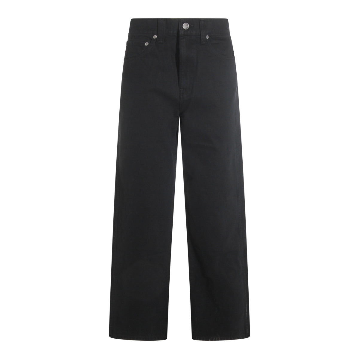 Black Cotton Jeans