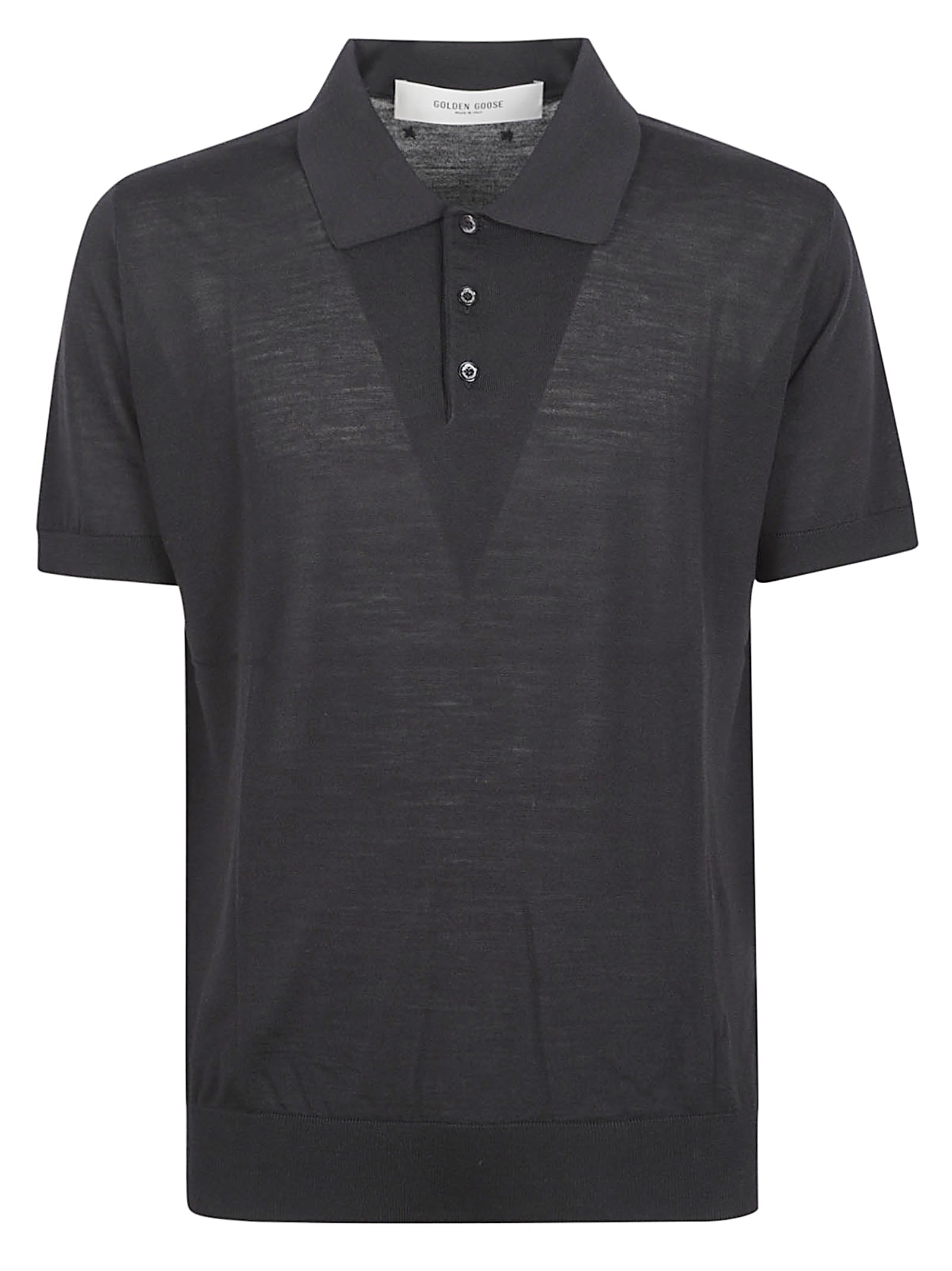 Fine Knit Polo Shirt