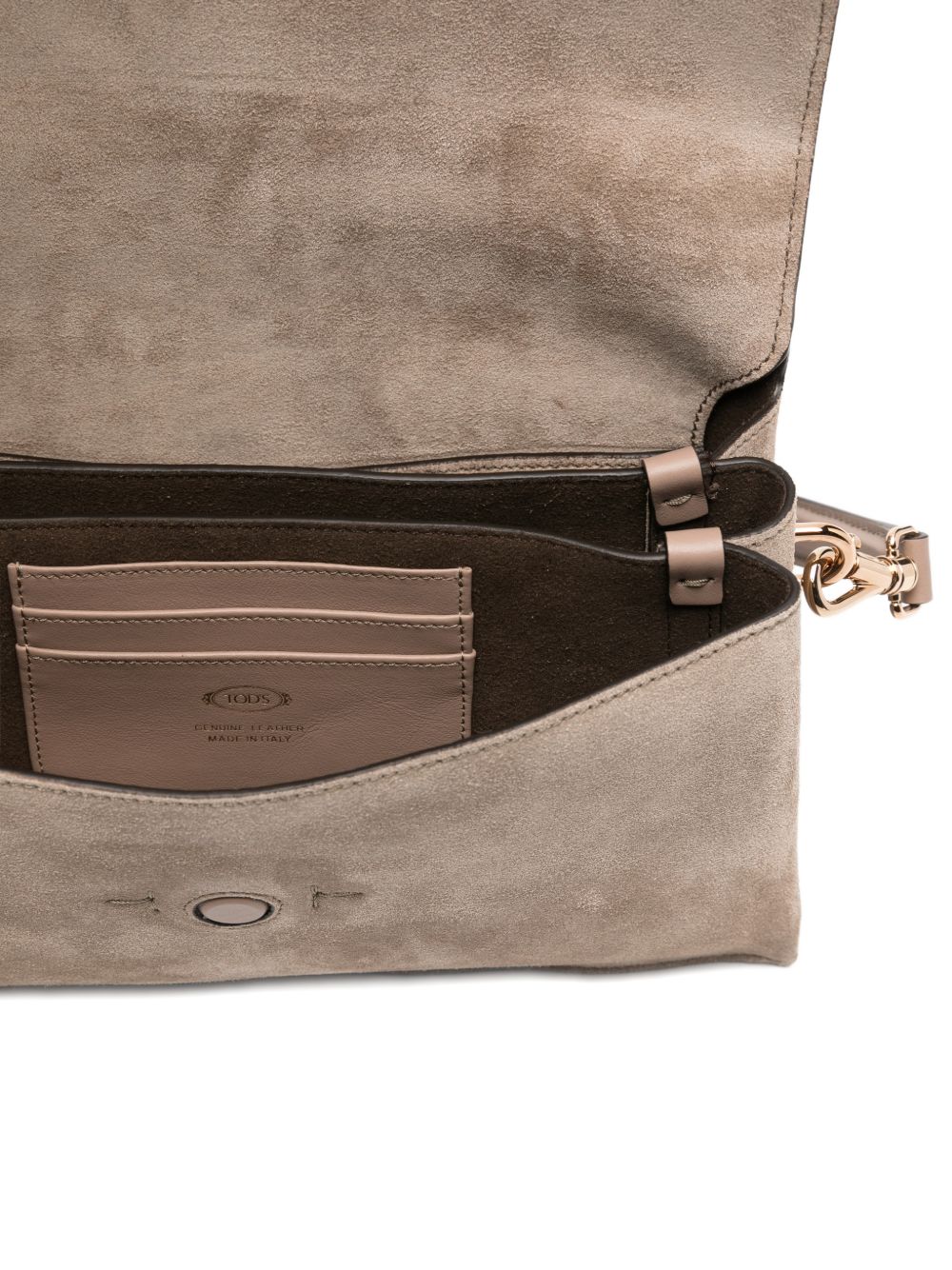 Structured Suede Handbag