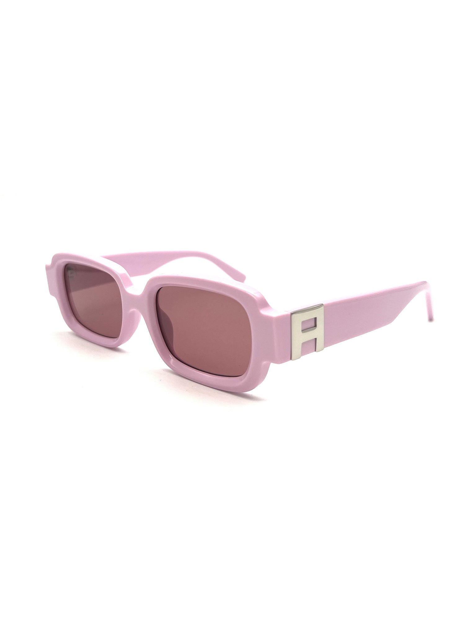 Rectangular Frame Pink and Purple Ambush Sunglasses