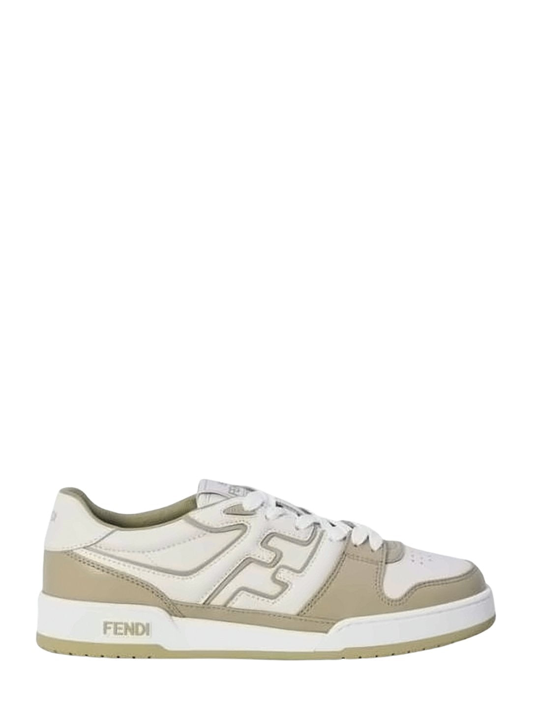 Low-Top Calf Leather Sneakers with Distinctive Logo