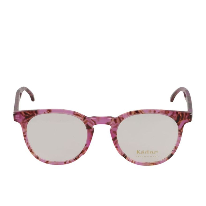 Kuba Translucent Pink and Brown Tortoiseshell Eyeglasses