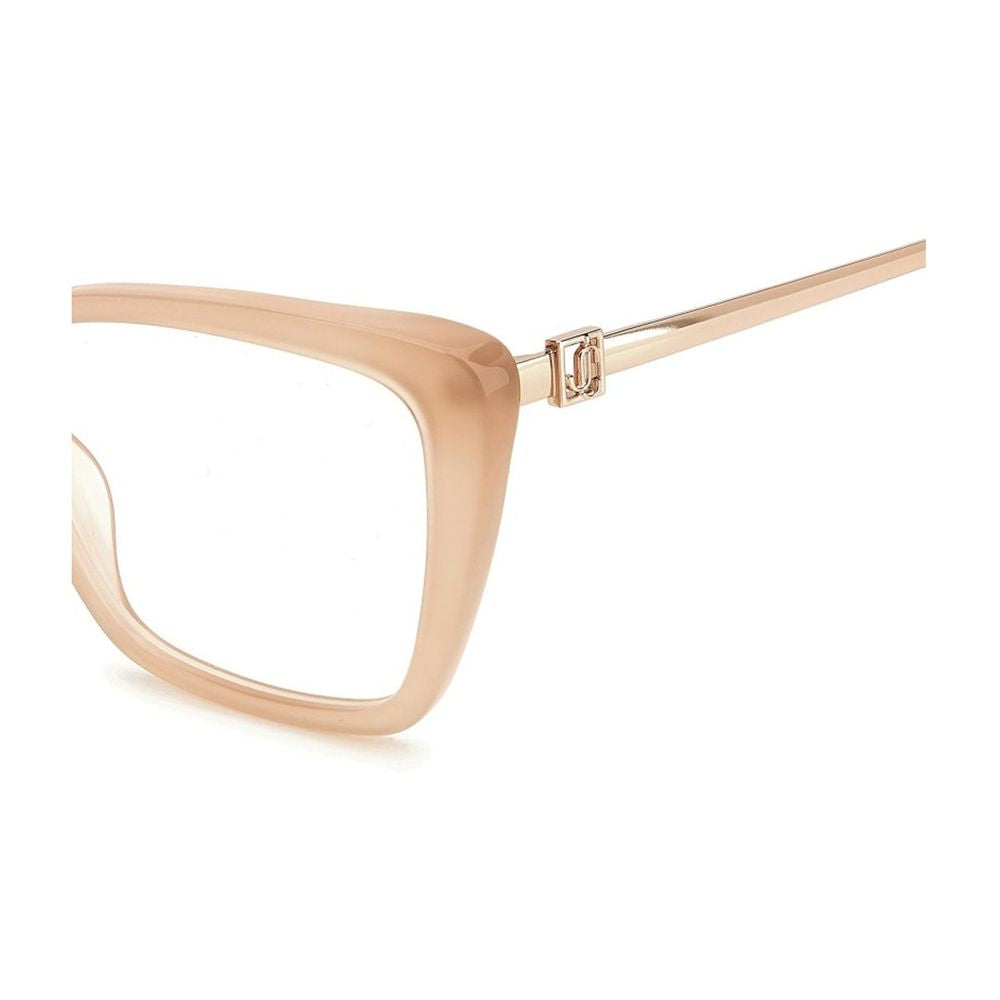 Okulary przeciwsłoneczne z octanu Jc375 Cat-Eye z detalem monogramu